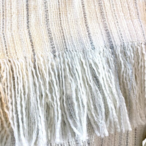 NWT Karl Lagerfeld Sz 4 ‘Ivy’ Tweed Woven Fringe Sheath Dress - Picture 8 of 11